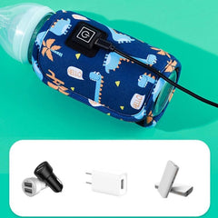 Portable USB Baby Bottle Warmer for Travel Use